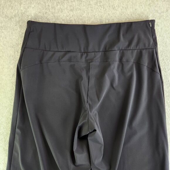 Athleta Pants Womens XL Black Meridian Wide Leg Luna Fabric Work Travel Commute - Picture 4 of 14